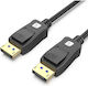 Techly Кабел DisplayPort мъжки - DisplayPort мъжки 2м Черен (368123)