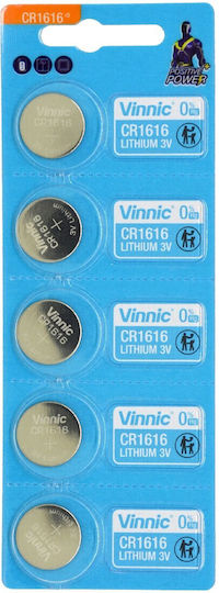 Vinnic Батерии Литий За часовници CR1616 3V 5бр