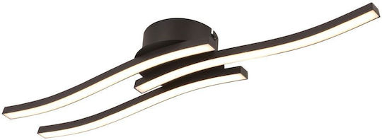 Vivalux Deckenleuchte 55cm Schwarz mit Integrierter LED