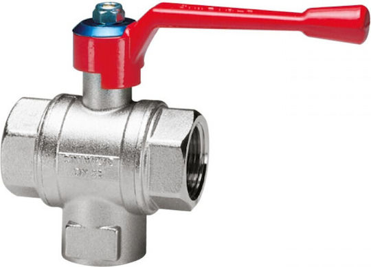 Cimberio Cim 23 Valve Switch Tee 1/2" Full Bore Ball Valve Female