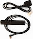Satz von Android-Bildschirmen mit SIM-Karten-Slot Antenne 4G Internet 3G 4G WLAN-Hotspot