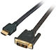 EFB Kabel DVI-D-Stecker - HDMI-Stecker 1m Schwarz (K5432SW.1)