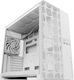 Geometric Future Model 5 Vent with fans Gaming Midi Tower Κουτί Υπολογιστή με Πλαϊνό Παράθυρο Λευκό