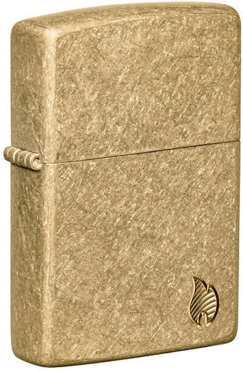 Zippo Armor Αναπτήρας Φλόγας σε Χρυσό χρώμα