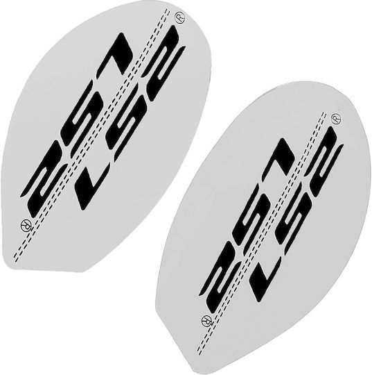 Ls2 Ff399 Valiant Aluminium Αυτοκόλλητα Καπάκια Μηχανισμού