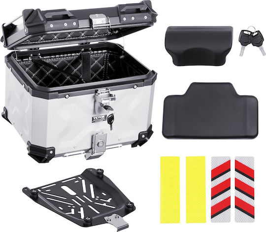 Vevor Motorrad-Topcase Aluminium 45lt Schwarze