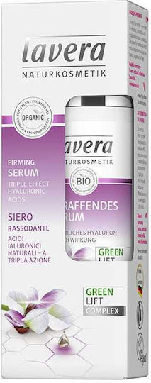 Lavera Straffendes Serum Moisturizing & Anti-aging Serum Face with Hyaluronic Acid for Firming & Nourishment 30ml