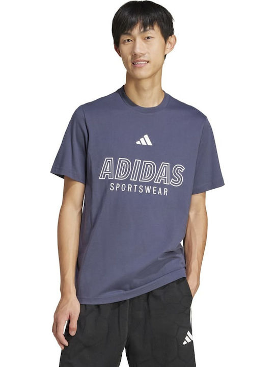 adidas Αθλητικό T-shirt Navy Μπλε