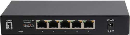 Level One GEU-0525 Unmanaged L2 Switch με 5 Θύρες Ethernet