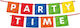 Party Banner Building Blocks Party Time 58238