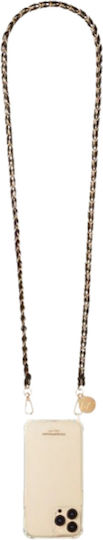 La Coque Francaise Kette Lang Lou Schwarz & Gold Damen Metall
