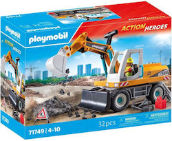 Playmobil Action Heroes Μεγάλος Εκσκαφέας Κατασκευών για 4-10 ετών