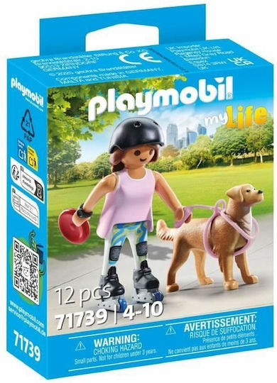 Playmobil MyLife Σκέιτερ Με Ριτρίβερ για 4-10 ετών