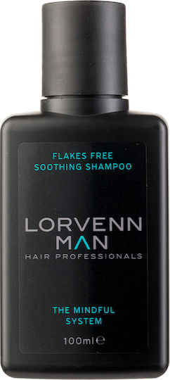 Lorvenn Man Flakes Free Soohing Σαμπουάν για Ευαίσθητο Τριχωτό κατά της Πιτυρίδας 100ml