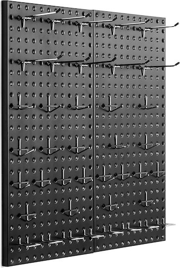 Vevor Metal Pegboard Panels 2 Pieces 24" X 12" Wall Organizer Garage Tool