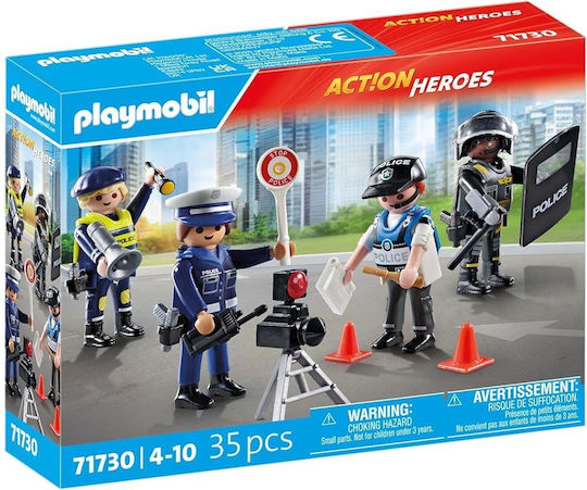 Playmobil Action-Helden Set Figuren Polizei für 4-10 Jahre