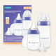 Lansinoh Σετ Πλαστικά Μπιμπερό Feeding Bottle Starter Κατά των Κολικών με Θηλή Σιλικόνης για 1+ μηνών 160ml