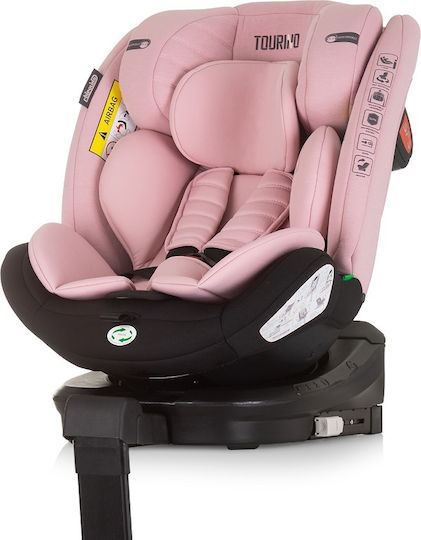 Chipolino Tourino Καθισματάκι Αυτοκινήτου i-Size με Isofix Flamingo 0-36 kg