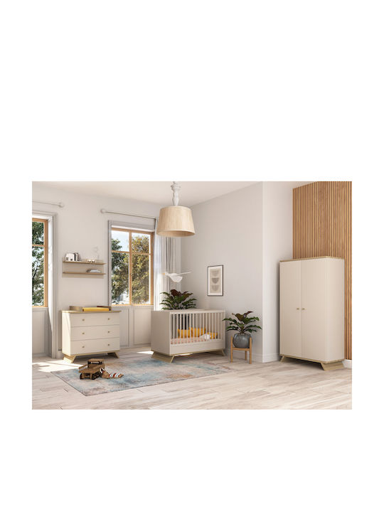 Faktum Βρεφική Κούνια Καφέ για Στρώμα 70x140cm Faktum Βρεφική Κούνια Καφέ για Στρώμα 70x140cm
