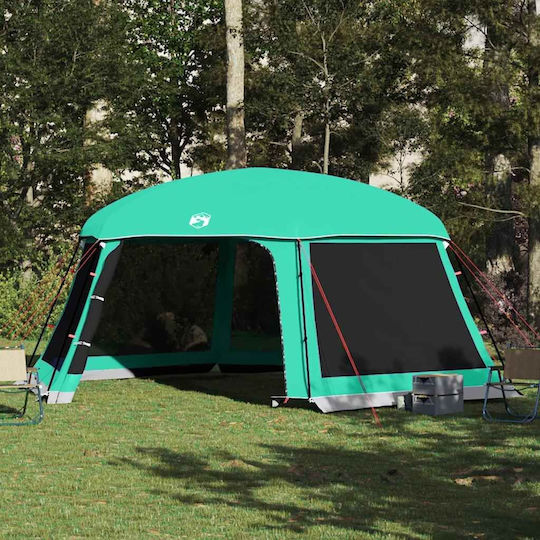 vidaXL Camping Tent Green