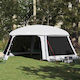 vidaXL Camping Tent Gray 670x590cm