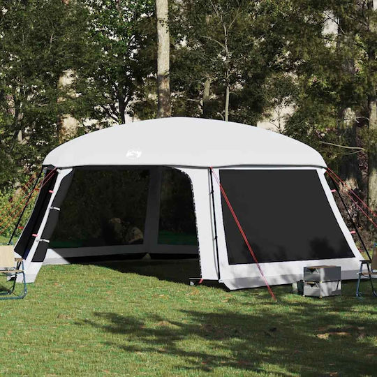 vidaXL Camping Tent Gray 670x590cm