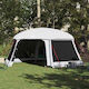 vidaXL Camping Tent Gray 618x532cm