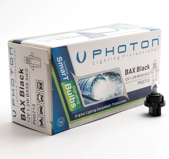 Halogen Bulb Bax Black Photon 12v 1.2w