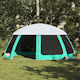 vidaXL Camping Tent Green 612x612cm