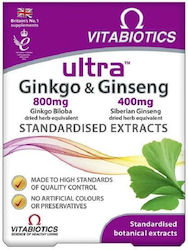 Vitabiotics Ultra Ginkgo & Ginseng 60 tabs