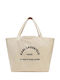 Women's Bag Shopper Shoulder Beige