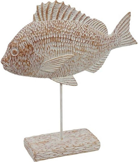 Atmosphera Decorative Fish Made of Wood 29x7.5x31.5cm