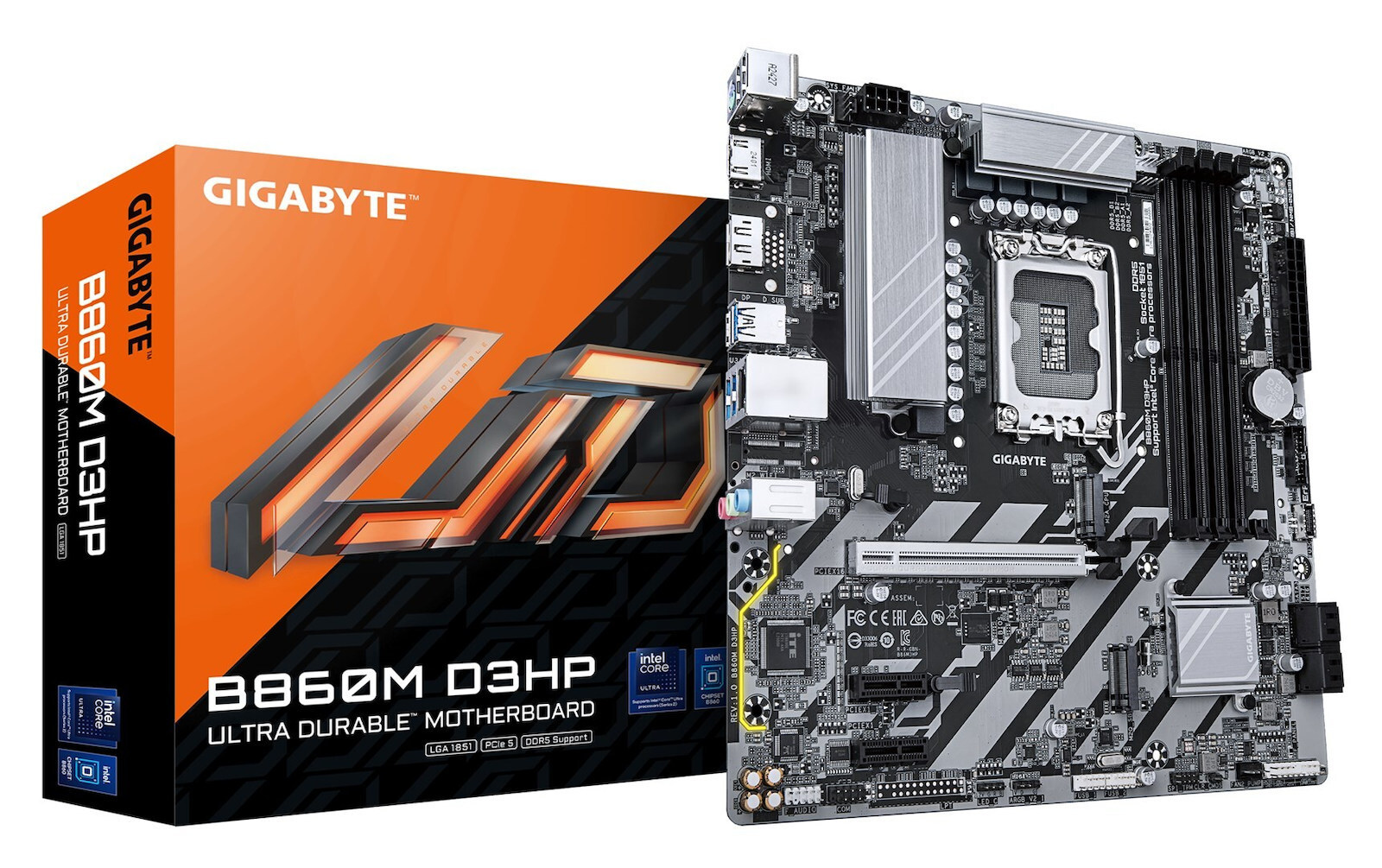 Gigabyte B860M D3HP Motherboard Micro ATX με Intel 1851 Socket