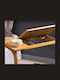 Desk Wooden Brown 60x35x67cm