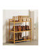 Schuhschrank aus Bambus 68x25x71cm