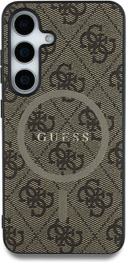 Guess Umschlag Rückseite Leder Braun (Galaxy S25 Ultra,Samsung S25 Ultra)