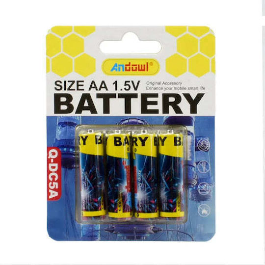 Andowl Μπαταρίες Λιθίου AA 1.5V Μιας Χρήσης (High Performance) 4τμχ