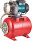 Elmark 59653 Single Phase Water Pressure Pump with 24 Litre Container 750W