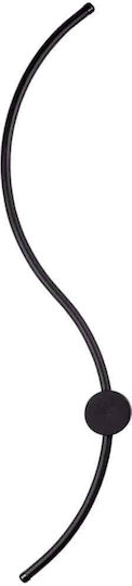 Opviq Uyan Leuchte Wand Schwarz 90x10x17cm