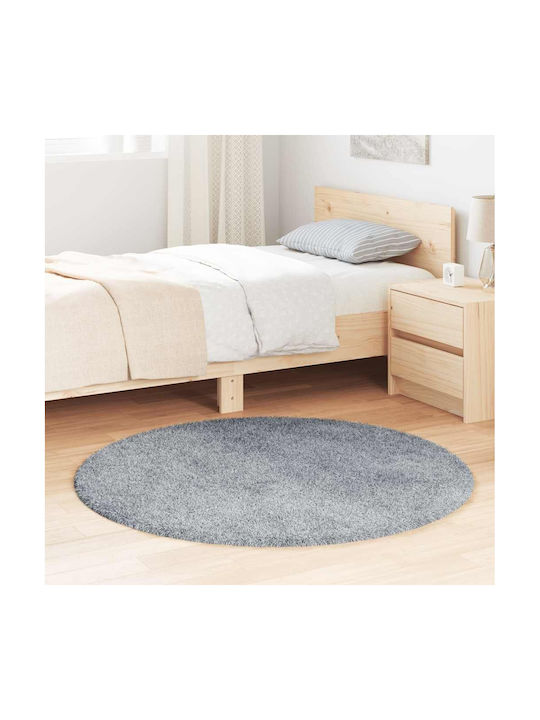 vidaXL Anti-slip Rug Rectangular Shaggy Silver ...