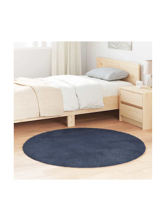 vidaXL Anti-slip Rug Rectangular Shaggy Blue