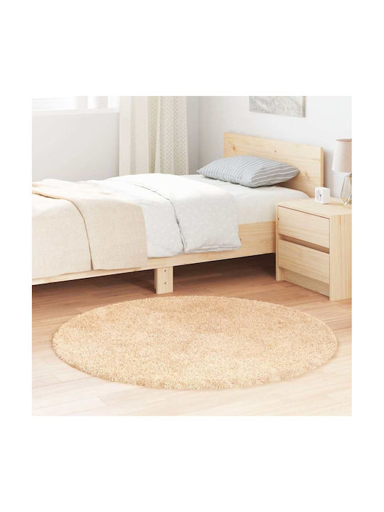 vidaXL Anti-slip Rug Rectangular Shaggy Beige