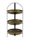 Atmosphera Metallic Round Decorative Tray 22x22cm