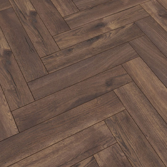 Kronotex Πάτωμα Laminate Herringbone 8mm-ac4/32 Calais Oak Κιβ 1,238 M2 D4766he