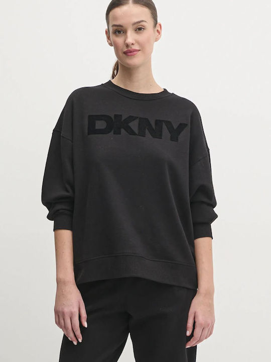 DKNY Women's Sweatshirt BLACK