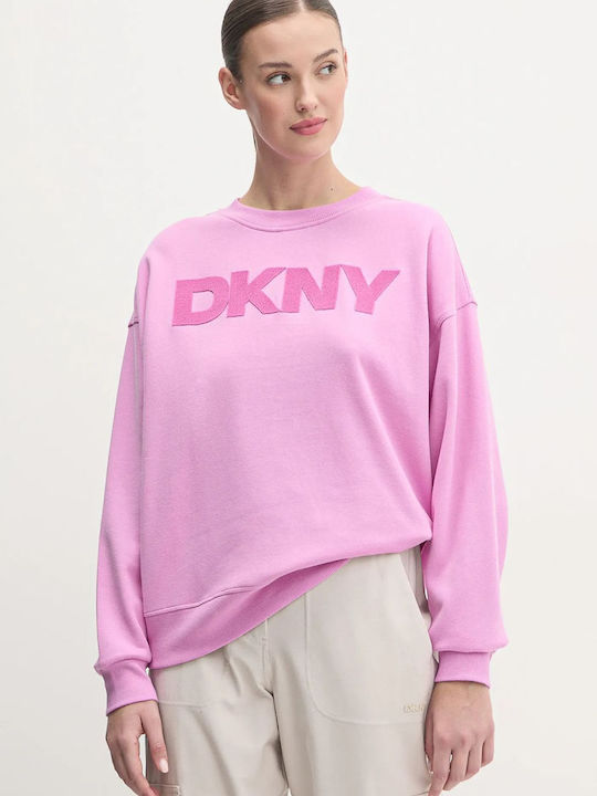 DKNY Women's Sweatshirt Pink