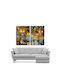 Canvas Painting Autumn Walk Diptych 150x100cm 2 Pieces 75x100cm