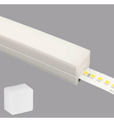 Flexible Silicone Profile 12mm X 12mm
