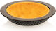 3D Tart Ring Round Ø80 H 20 mm No.6 Rings Black Silicone Silikomart