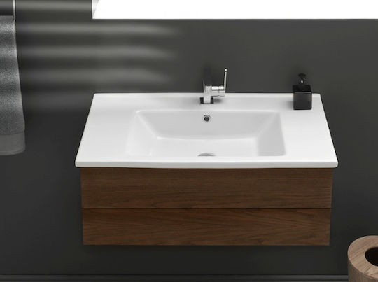 Cerastyle Countertop Sink Porcelain 85x45x16.6cm White